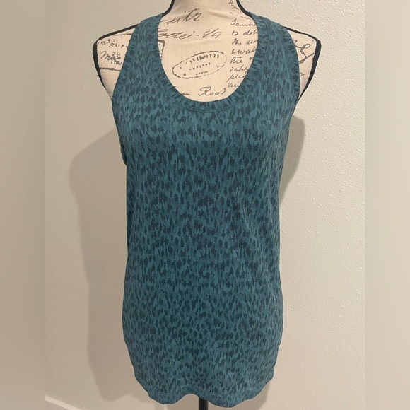 Athleta Blue Sleeveless Scoop Neck Top - Picture 3 of 6
